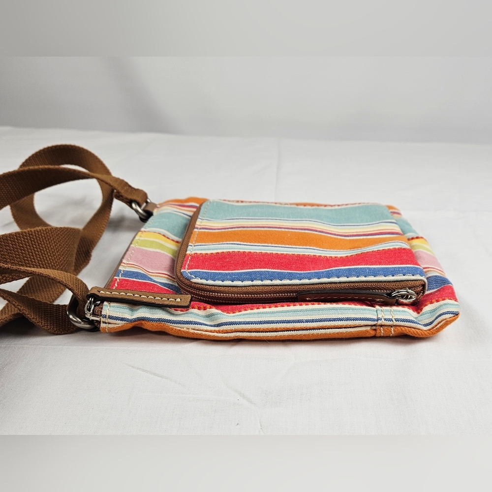Fossil strip multi colored crossbody bag - Picture 3 of 13